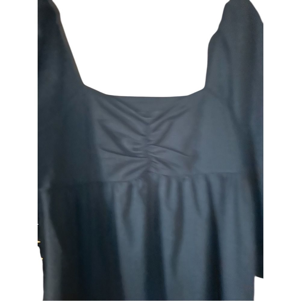 Anthropology Maeve Raelynn Sweetheart Black Mini Dress Size Large - Picture 7 of 12